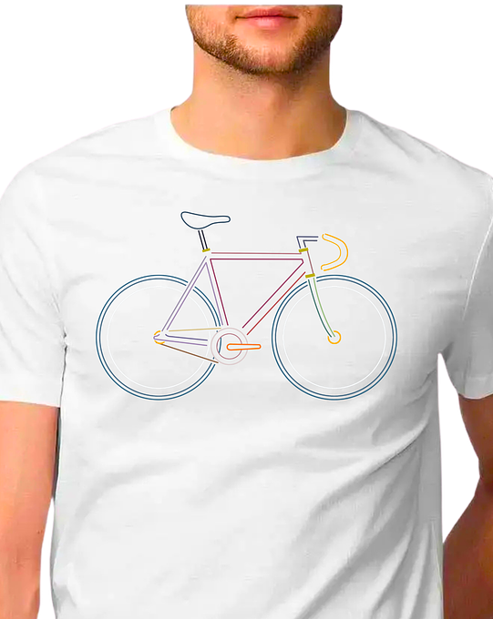 Sport Canvas Neon Bike Classic Fit Unisex T-Shirt