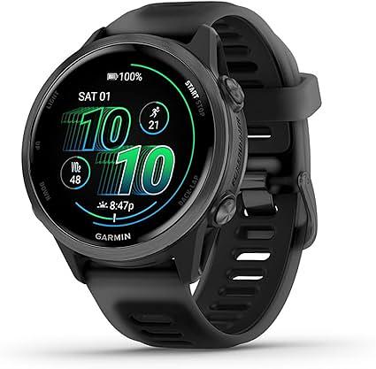Garmin Forerunner 570 Smart Watch (Slate Gray Aluminum/Translucent Black/Black Band)