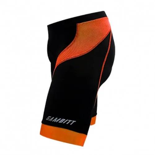 Gambitt Reckon Mens Cycling Shorts (Black/Fluo Orange)