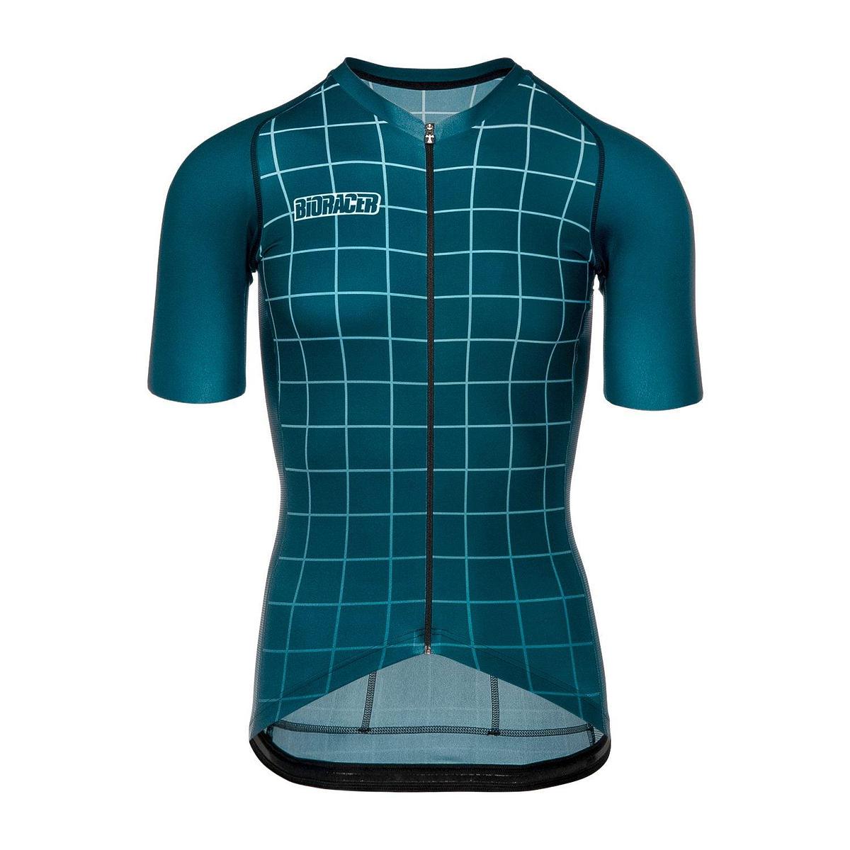 Bioracer Spitfire Mens Cycling Jersey (Moon Ride/Petrol)