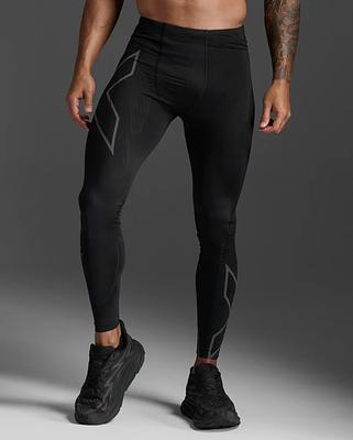 2XU MA5305B Light Speed Men's Compression Tights (Black/Black Reflective)