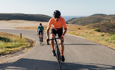 Santini Colore Riga Mens Cycling Jersey (Orange)