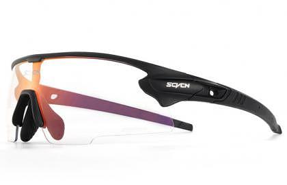 Kapvoe Scvcn S2 Photochromic Sport Sunglasses (Red/Black)