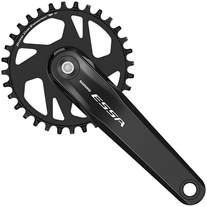 Shimano ESSA FC-U2000 Square Taper Crankset (Black)