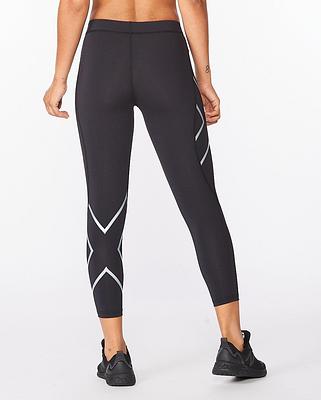 2XU WA4174B Core 7/8 Women's Compression Tights (Black/White)