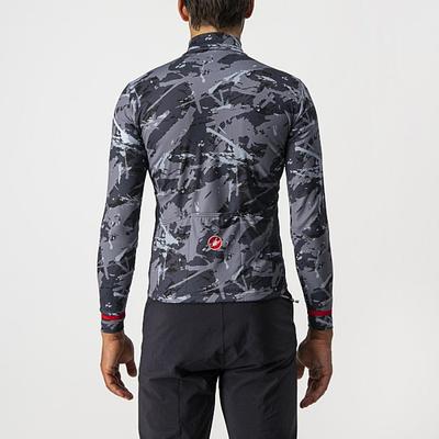 Castelli Unlimited Thermal Mens Cycling Jersey (Grey/Blue)