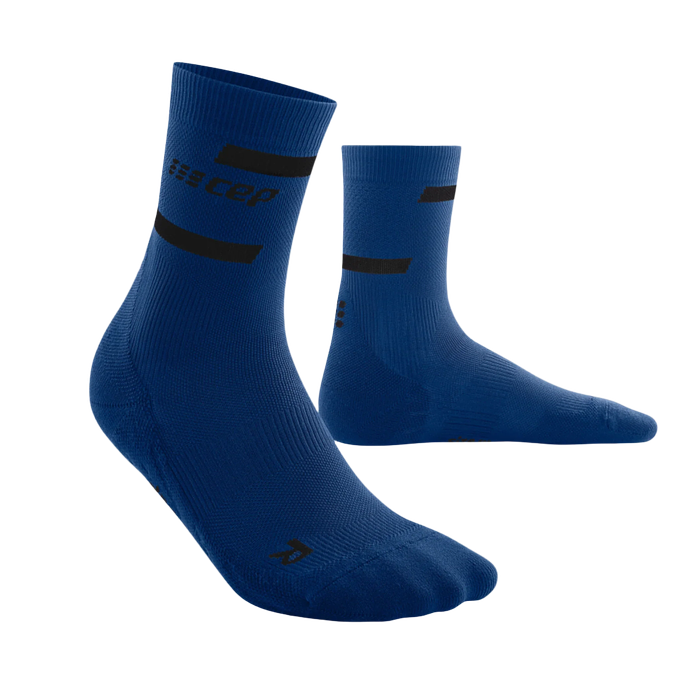 CEP Compression The Run Mid Cut 4.0 Women's Compression Socks (Blue/Black)