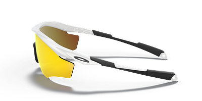 Oakley M2 Frame XL Sport Sunglasses (Fire Iridium/Polished White)