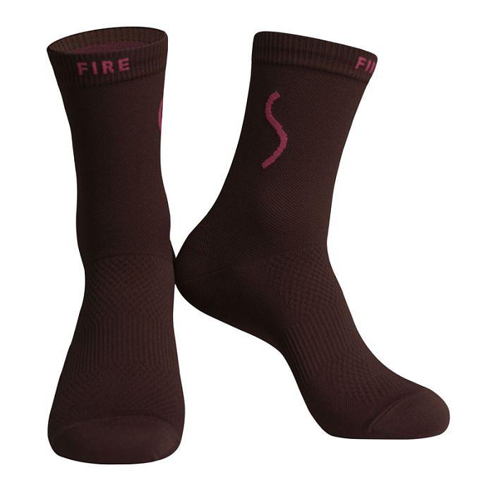 Monton Fire Men' Cycling Socks (Red)