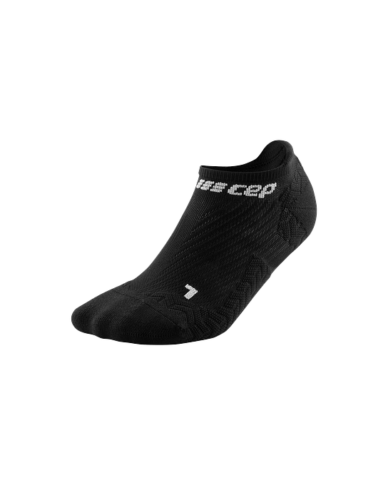 CEP Compression Ultralight No Show Women's Running Socks (Ultralight Black)