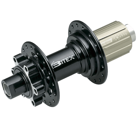 Bitex MTR12 135mm Disc Brake Rear Hub (Black)