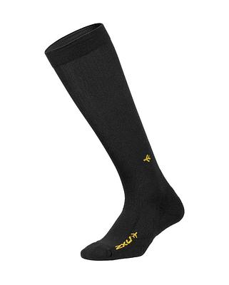 2XU UA5688E Flight Unisex Compression Socks (Black/Black)