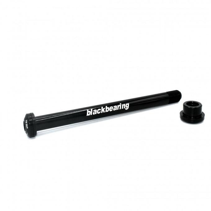 Black Bearing R12.4 12mm Thru Axle (Black)
