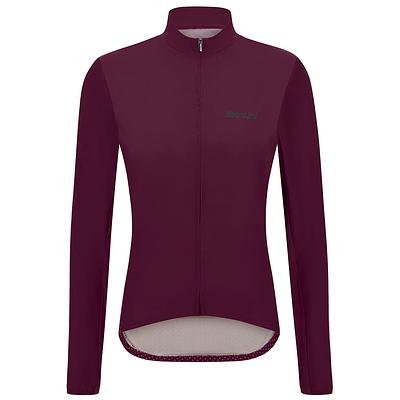 Santini Ready To Ride Wind Cycling Jacket (Burgundy)