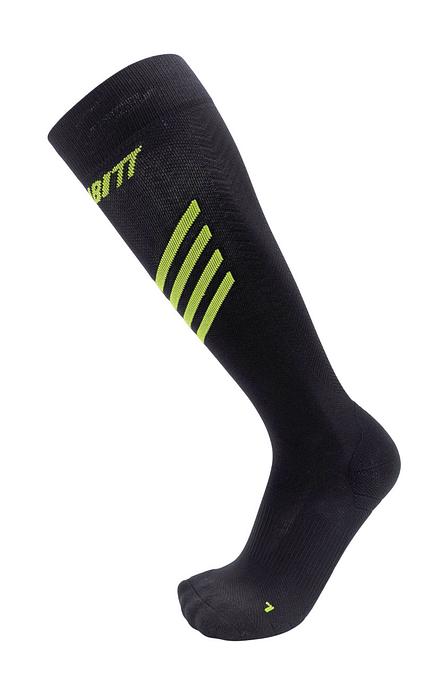 Gambitt Endurance Tall Unisex Compression Socks (Black/Green)