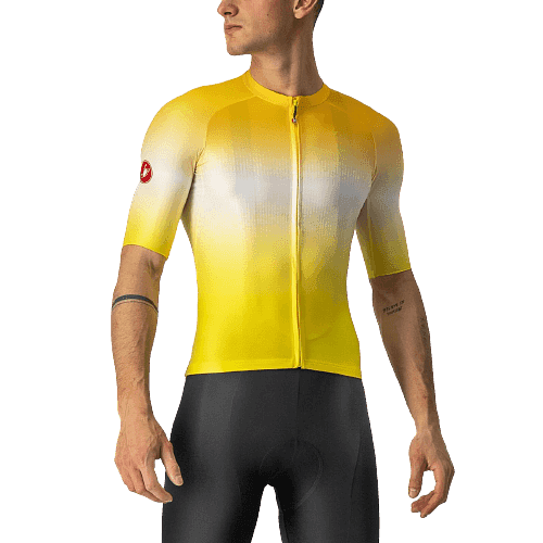 Castelli Aero Race 6.0 Mens Cycling Jersey (Maize/Saffron)