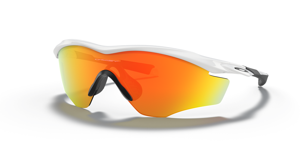 Oakley M2 Frame XL Sport Sunglasses (Fire Iridium/Polished White)