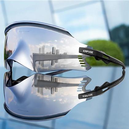Kapvoe X2 Sports Sunglasses (Silver/Black)