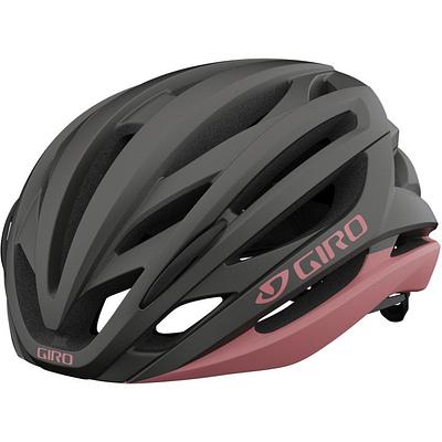 Giro Syntax MIPS Road Cycling Helmet (Matte Metallic Coal/Dusty Rose)
