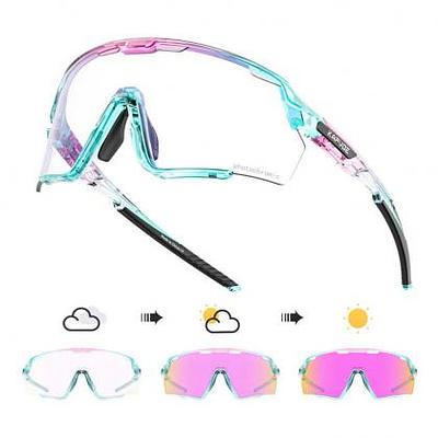 Kapvoe X170 Color Sport Sunglasses (Pink/Aqua)