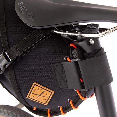 Restrap Saddle Bag (Black/Orange)