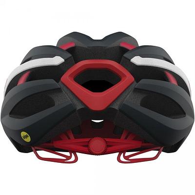 Giro Synthe MIPS II Road Cycling Helmet (Matte Portaro Grey/White/Red)