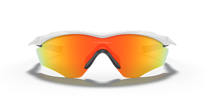 Oakley M2 Frame XL Sport Sunglasses (Fire Iridium/Polished White)