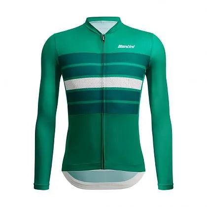 Santini Eco Sleek Bengal Men's Cycling Jersey (Green)
