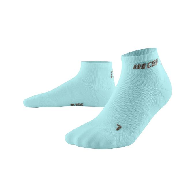 CEP Compression Ultralight Low Cut Men's Running Socks (Ultralight Light Blue)