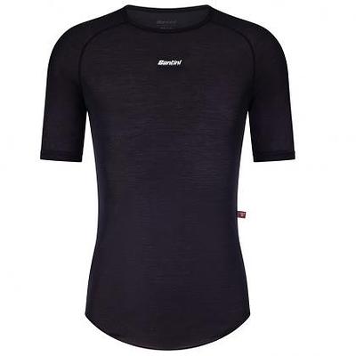 Santini Dry Winter Unisex Cycling Baselayer (Black)