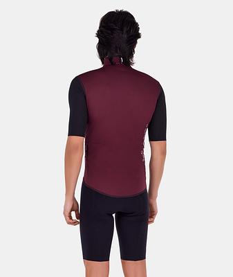 Santini Magic Unisex Cycling Rain Vest (Burgundy)