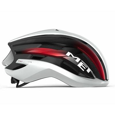 [Open Box] MET Trenta MIPS Road Cycling Helmet (White/Black/Red Metallic/Glosy)