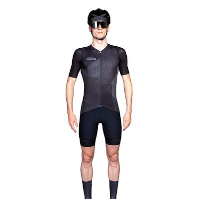 Bioracer Spitfire Blitzz Mens Cycling Jersey (Black)