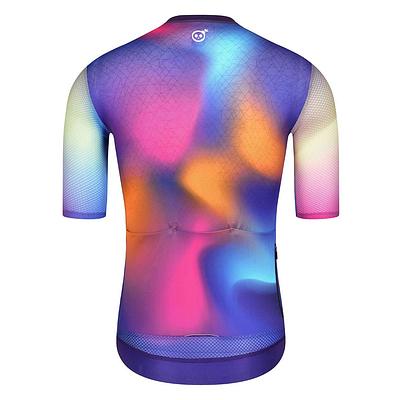 Monton Northern Lights Men's Cycling Jersey (Blue/Purple)