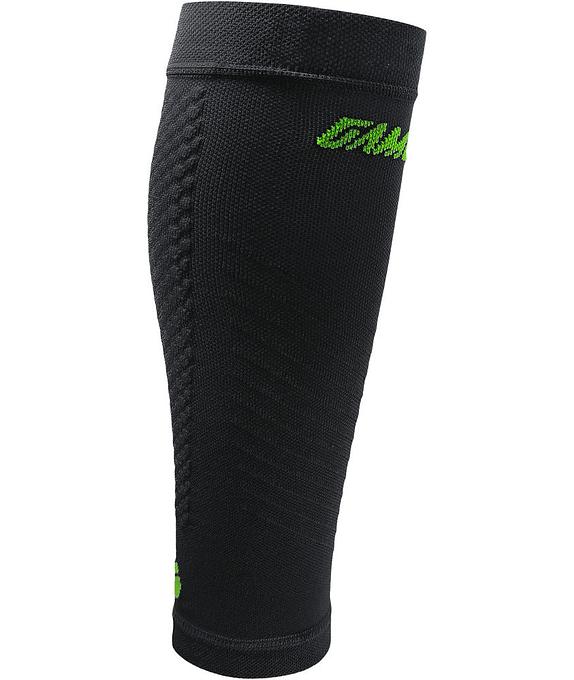 Gambitt Distance Compression Unisex Calf Sleeves (Black/Green)