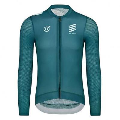 Monton Friday Men's Long Sleeve Cycling Jersey (Pine Green)