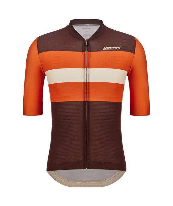 Santini Bengal Unisex Cycling Jersey (Rust)