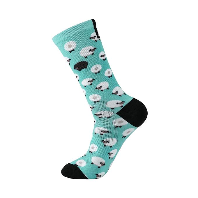 Sox Footwear Sheep Casual Crew Unisex Multi Sport Socks (Print)