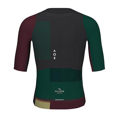 Valore Serie Tempo Men's Cycling Jersey (Charcoal Black)