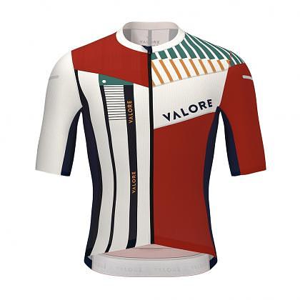 Monton Valore Linea Arte Men's Cycling Jersey (Wine Rust)