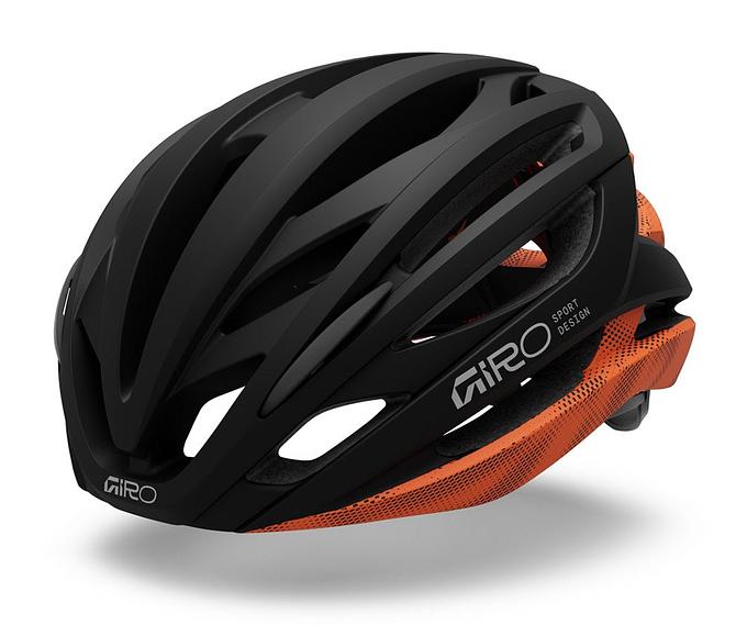 Giro Syntax MIPS Road Cycling Helmet (Matte Motion Orange)