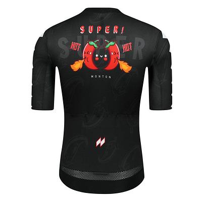 Monton Urban Plus Chilli Men's Cycling Jersey (Black)