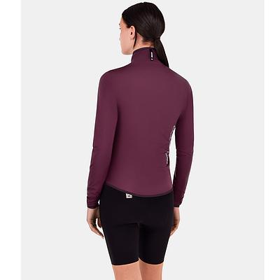 Santini Magic Packable Waterproof Unisex Cycling Jacket (Burgundy)