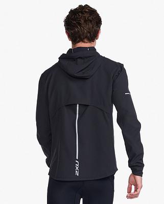 2XU MR6858A Aero Men's Cycling Jacket (Black/Silver)