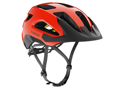 Trek Solstice MIPS Road Cycling Helmet (Radioactive Red)