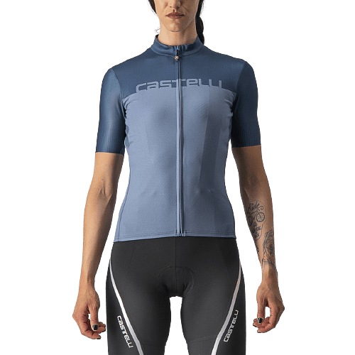 Castelli Velocissima Women's Cycling Jersey (Light Steel Blue/Moonlit Ocean)
