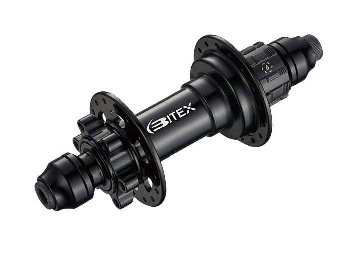 Bitex BX605R 6 Bolt Rear Hub (Black)