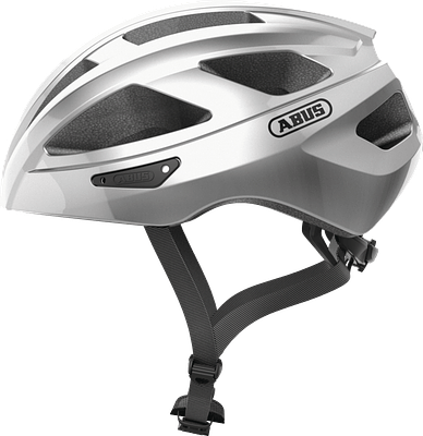 Abus Macator Road Cycling Helmet (Gleam Silver)