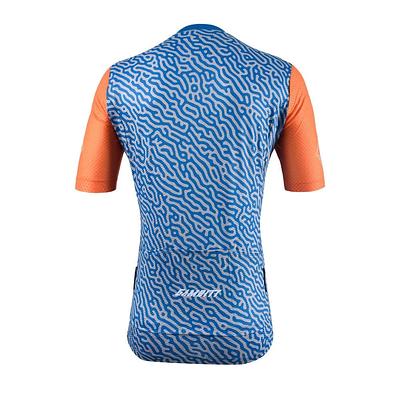 Gambitt Raptor 7 Mens Cycling Jersey (Fluo Orange Trail)