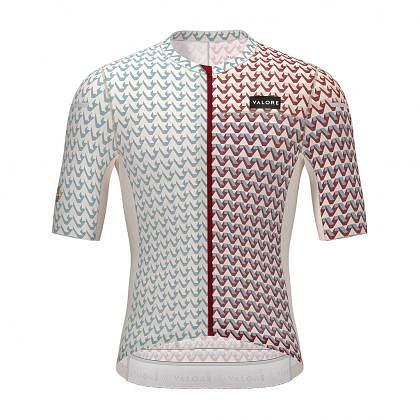 Valore V-Motiva Men's Cycling Jersey (Red/Sky)